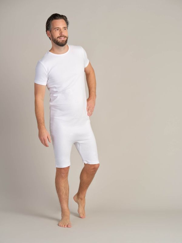 Bodysuit with crouch zipper