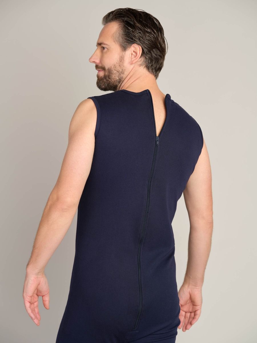 Back Zipper One Piece Onesie | Anti Strip Bodysuit
