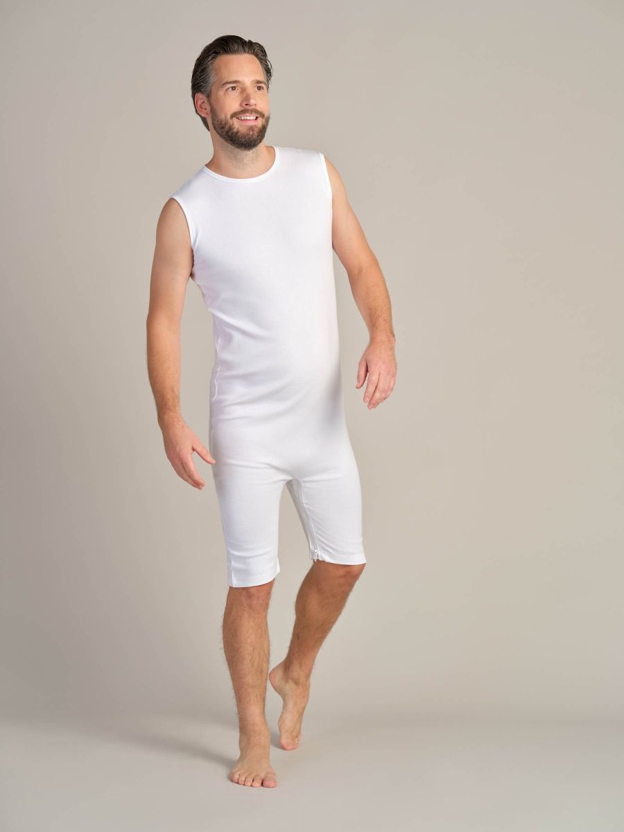 Dementia Bodysuits black and crotch zipper