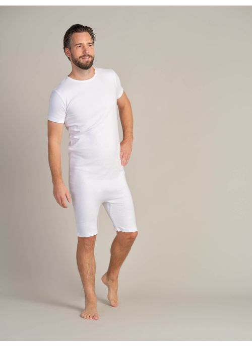 Bodysuit with crouch zipper