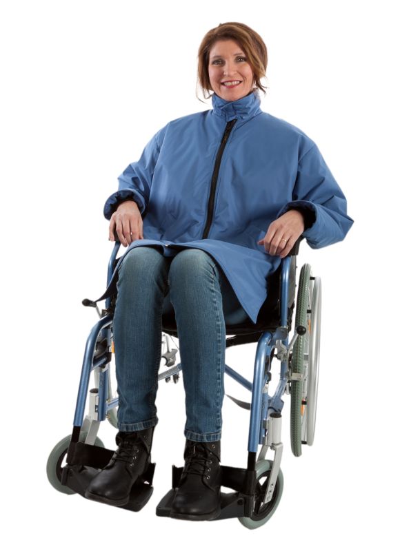 Adaptive coat for wheelchair users 